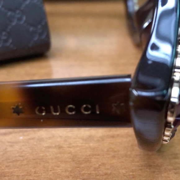 Gucci Red Crystal Eyeglasses - Picture 2 of 10